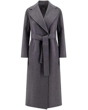 Max Mara Belted Coats - Gris