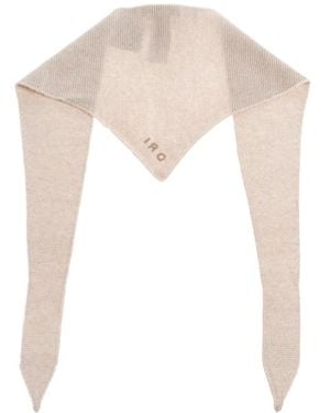 IRO Driehoekige Sjaal Tritri - Wit