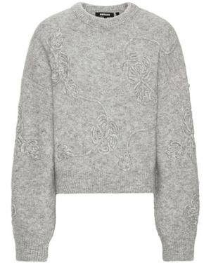 ROTATE BIRGER CHRISTENSEN Round-Neck Knitwear - Grey