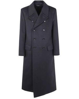 Tom Ford Double-Breasted Coats - Blue