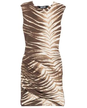 Just Cavalli Short Jurken - Bruin
