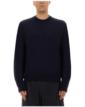 Studio Nicholson Round-Neck Knitwear - Azul