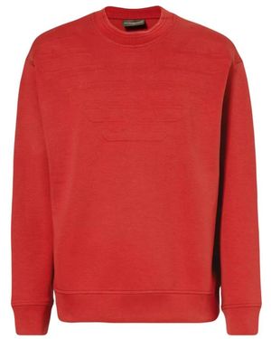 Emporio Armani Sweatshirts - Red