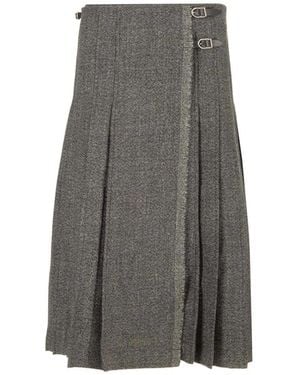 DURAZZI MILANO Midi Skirts - Grey