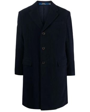 Ralph Lauren Single-Breasted Coats - Blue