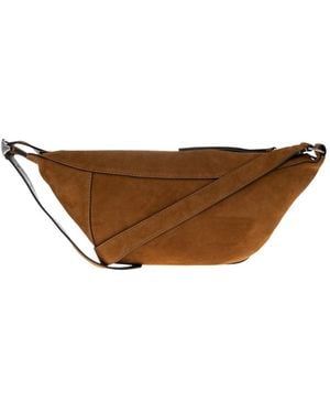 AllSaints Tassen ,Bruin ,Leer Suede Bag Esme