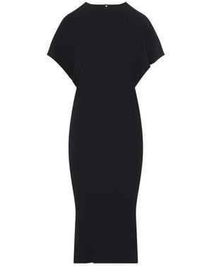 Co. Twisted Jersey Jurk - Zwart
