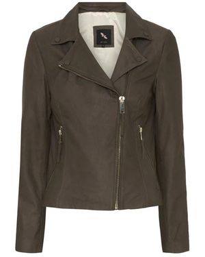 Btfcph Leather Jackets - Green