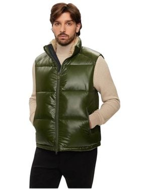 Save The Duck Jassen ,Groen ,Leer Gil Vest