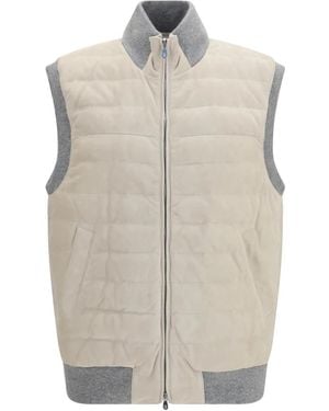 Brunello Cucinelli Vests - Neutro