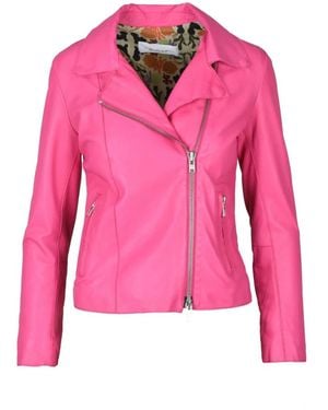 Bully Leather Jackets - Pink