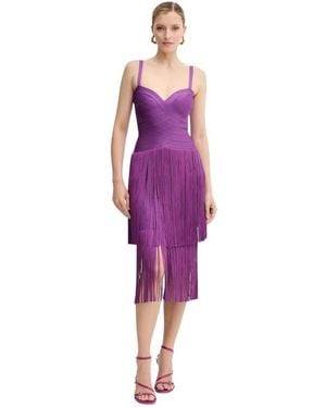 Hervé Léger Party Dresses - Morado