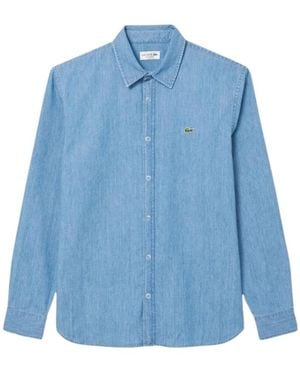 Lacoste Denim Shirts - Blue