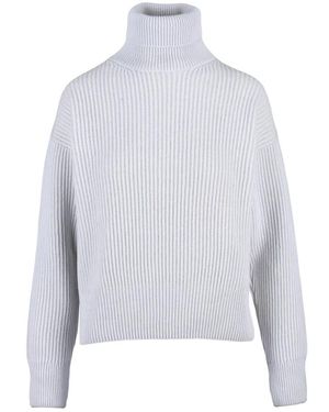 Eleventy Geribbelde Trui - Wit