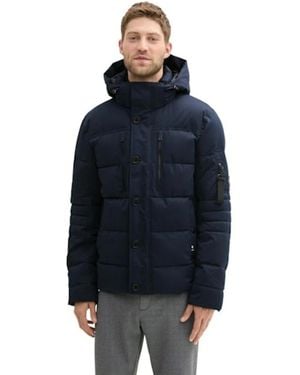 Tom Tailor Gewatteerde Winterjas - Blauw
