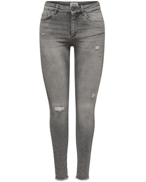 ONLY Blush Mid Skinny Jeans - Grijs