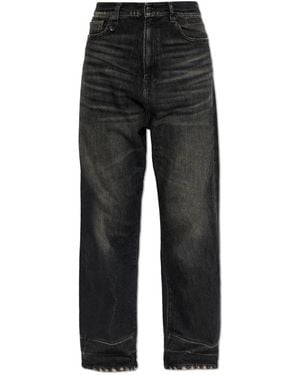 R13 Jeans ,Zwart ,Straight Jeans
