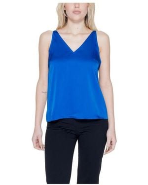 Vila Sleeveless Tops - Blue