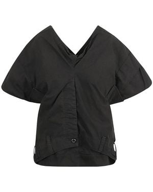 Balenciaga Structured Corset Top - Black