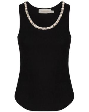 Zimmermann Sleeveless Tops - Black