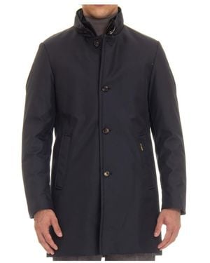 Moorer Single-Breasted Coats - Blauw