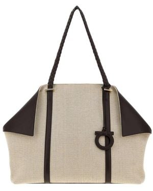 Ferragamo Tote Bags - Marrone