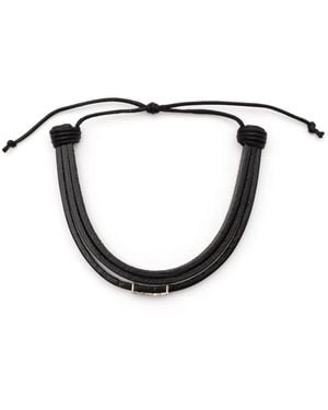 Saint Laurent Bracelets - Black