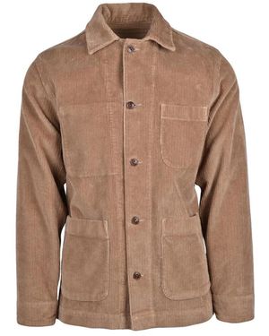 chesapeake's Jassen ,Katoen Corduroy Jas - Bruin