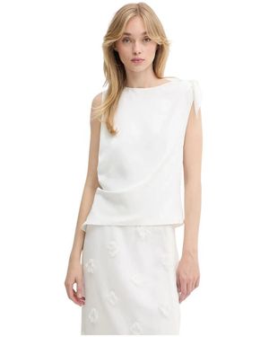 Samsøe & Samsøe Tops ,Polyester Saalbero Top Met Strikbandjes - Wit