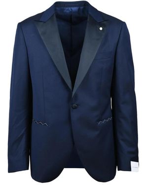 Luigi Bianchi Blazers - Blue