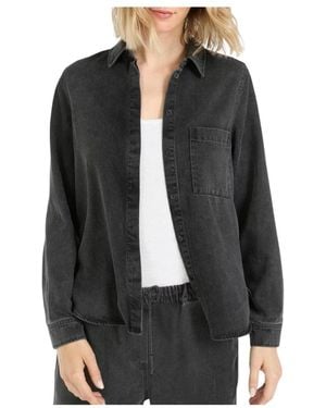 Juvia Denim Shirts - Negro