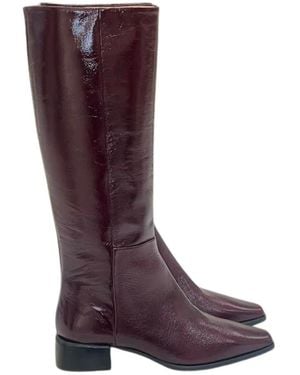 Tiffi High Boots - Purple