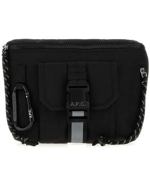 A.P.C. Bum Bags - Black