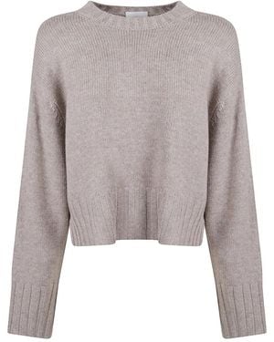 Allude Truien & Vesten ,Grijs ,Wol Cashmere Trui