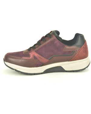 Gabor Schoenen ,Veelkleurig ,Bordo Combi Runner N.+Tiret - Bruin