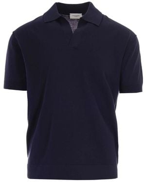 Paolo Pecora V-Neck Knitwear - Blue