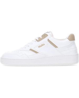 Moea Umweltfreundlicher Beiger Sneaker - Weiß