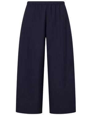 KHAITE Wide Trousers - Azul