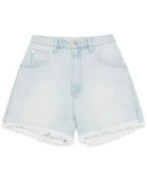 Roy Rogers Denim Shorts - Azul