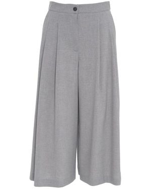 Ottod'Ame Wide Pants - Gray