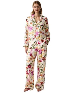 KENZO Nachtkleding ,Veelkleurig ,Wildflower Pyjama Broek - Meerkleurig