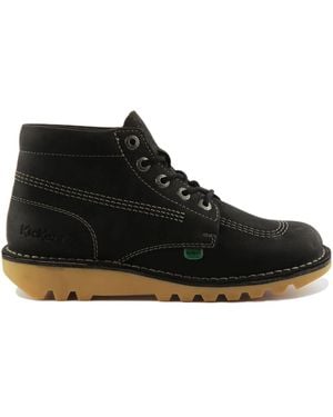 Kickers Lace-Up Boots - Black