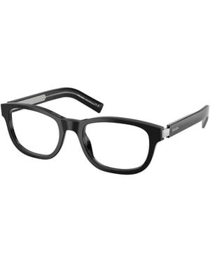 Prada Rechthoekig Optisch Montuur - Zwart