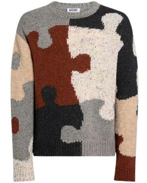 Moschino Round-Neck Knitwear - Multicolour