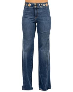 Nenette Wide Jeans - Azul