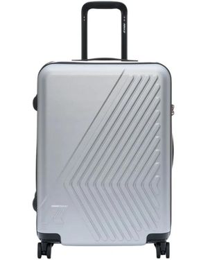 K-Way Large Suitcases - Grey