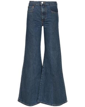 E.L.V. Denim Flared Jeans - Blue
