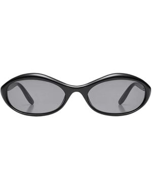 Magda Butrym Oval Sonnenbrille - Grau