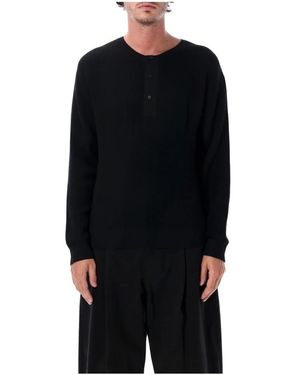 Studio Nicholson Round-Neck Knitwear - Negro