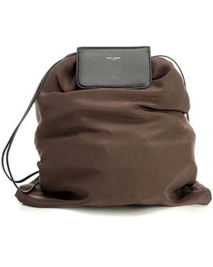 Saint Laurent Tassen ,Zwart ,Pm Pochon Large - Bruin